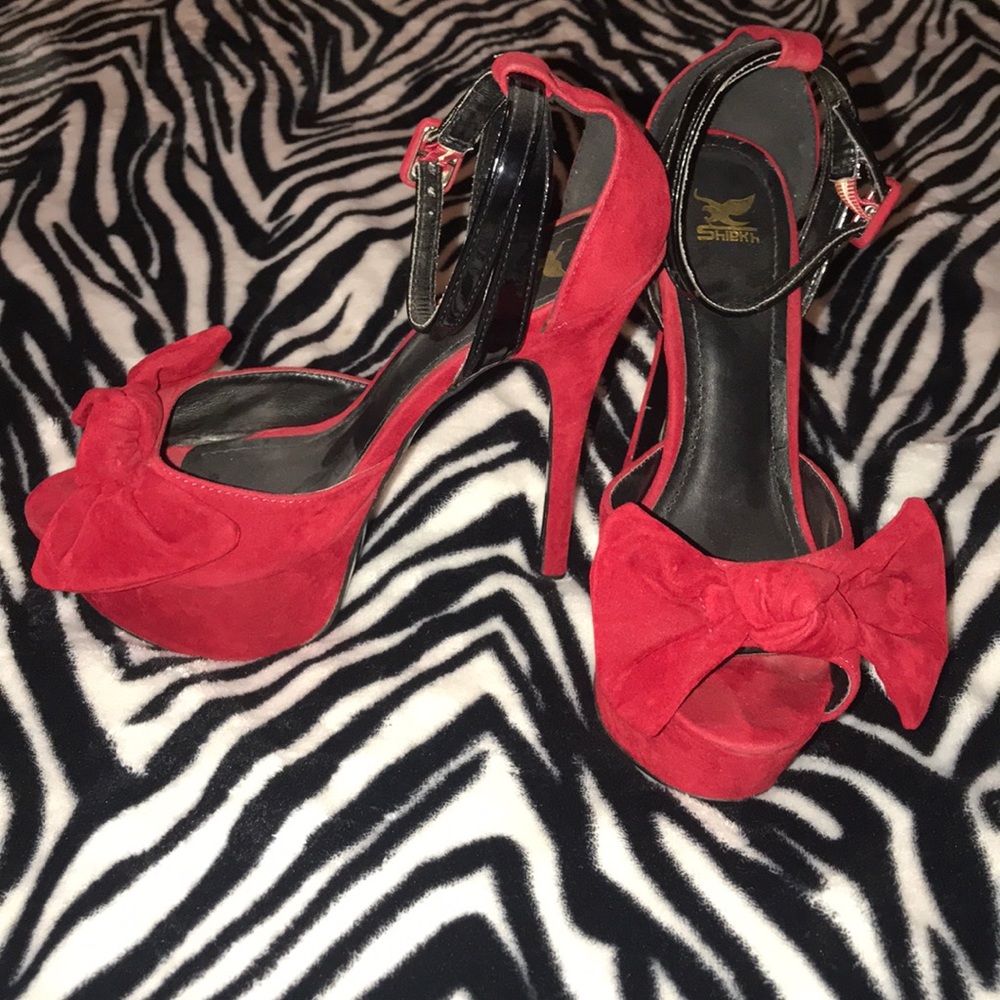 COPY - Red Velvet Stiletto Heels